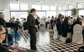 Music for dinner and dancing. Photo by Frances Heath Photography